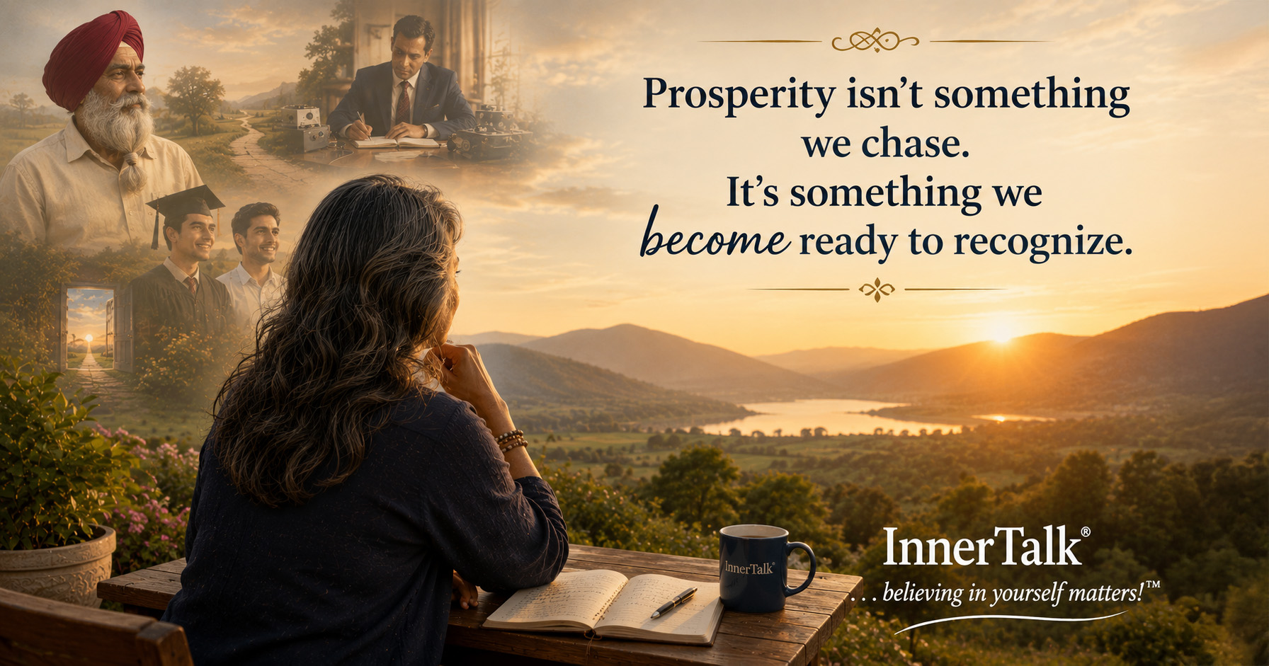 Prosperity isn't something we chase. It's something we become ready to recognize.